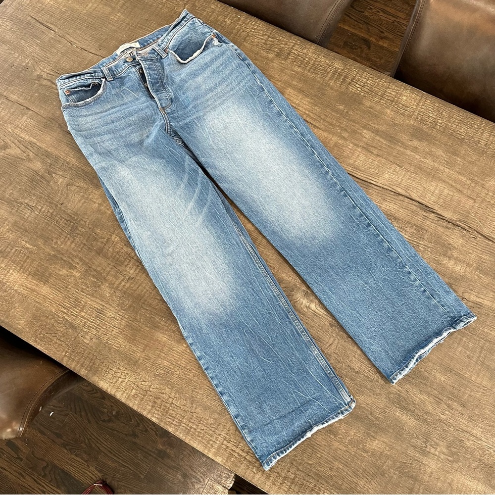 Abercrombie and Fitch The 90’s baggy low rise Curve Love size 29 and 8 regular